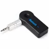 Universele 3.5mm Bluetooth Carkit A2DP Draadloze FM-zender AUX AUDIO MUZIEK ONTVANGER ADAPTER HANDSFREE MET MIC VOOR TELEFOON MP3 MQ50