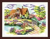 Dream House Garden Home Decor Malowanie, Handmade Cross Stitch Hafty Robótki Zestawy Liczono drukowanie na płótnie DMC 14CT / 11CT