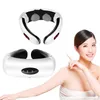 New Electric Pulse Back and Neck Massager Far Infrared Heating Tool Health Care Relaxation Intelligent Cervical Massager