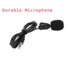 2020 Recém-mini Lavalier Mic 3.5mm Jack Laço Clip tie Microfones Smart Phone Gravando PC Clip-on Lapel para falar Discurso de Canto