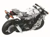 Technic Serie Witte Racing Motorfiets Bouwstenen DIY Bricks Toys 716PCS