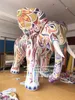 Reklam färgglad elefant Uppblåsbar anpassad jätte elefant för marknadsföring utomhusparad eller klubbdekorationshändelser party320e