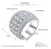 Anelli di fidanzamento diamantato simulato da uomo Nuova anello nuziale di zircone di alta qualità per donne K56515141468