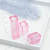 Transparent Square Empty Lipstick Tubes DIY Lip Gloss Balm Containers Travel Refillable Bottle Fast Shipping F1878