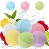 Bombe da bagnoschiuma Set regalo Rosa Fiordaliso Lavanda Oregon Olio essenziale Lush Fizzies Sali marini profumati Palline Regalo SPA fatto a mano DH2093322