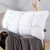 Pure White High Counts Cotton Pillow Cover Feather Goose down filling 48x74cm Bedding Pillows Neck Health Care Pillows