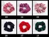 50pcs Girl Women's Velvet Hair Scrunchies Tie Accessories Ponytail Holder Scrunchy Hair bands velour Hair loop Pleuche Headwear