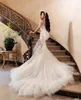 Abito da sposa sirena sexy illusione maniche lunghe di alta qualità abito da sposa su misura Vestido De Noiva8884389