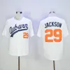 1986 Retro Memphis Movie Chicks Baseball 28 Bo Jackson Jerseys genaaid 16 29 B.Jackson Red White Shirts Size S-XXXL Men