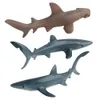 Simulação Animais marinhos Modelo de brinquedo adereços decorativos de peixe Os organismos de caranguejo marinho modelos de ornamentos decorações de crianças aprendendo brinquedos educacionais