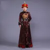 Moda para hombres Ropa antigua china para el príncipe Estilo de la dinastía Qing china con sombrero Carnaval Halloween Ropa de escenario para hombres cosplay disfraces