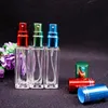 10ML Transparent Long Square Bottle Perfume Glass Empty Spray Bottle 150PCS/LOT