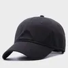 Casquette à visière en coton doux de qualité supérieure de conception de grande taille réglable pour hommes chapeau de baseball noir avec grande circonférence de la tête 54-65 cm Q190417200a