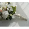 Rose Peony Bridal Cascading Bouquet Wedding Bouquets Bride Girl Flowers Home Party Decoratie Fake Tafel Bloem Wit roze