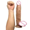 Enorm hudkänsla realistisk dildo med stark sugskopp tjock stor penis sexleksaker för kvinna kvinnlig onani fisting produkt m1892174