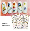 3D Butterfly Nail Art Stickers Sj￤lvh￤ftande Sliders Nail Transfer Decals Foils Wraps Decorations Diy Manicure Accessories F699266W