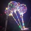 Luminous Bobo Balloon 20 inch LED Light Balloon Kid Toys Flashing Balloons Birthday Wedding Christmas Halloween Party Decoration VT0618