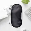 Black Eye Mask Polyester Sponge Shade Nap Cover Blindfold Mask for Sleeping Travel Soft Polyester Masks 4 Layer DHL6152016