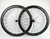 Fullständiga kolhjul 50mm Djup 25mm Bredd Karbon Wheelset Clincher / Tubular Road Carbon Bike Wheelset med EVO svarta dekaler