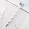 Bulk Online Beställning Ny Idea Produkter 2020 Kreativ brevpapper Härlig Bowknot Head Dekorativ Slim Metal Ballpen Billiga Hotell Pen