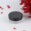 2ML 2G Plastic Empty Face Cream Jar Cosmetic Sample Clear Base Plastic Make-up Eyeshadow Lip Balm Nail Art Piece Container Bottle Travel LX