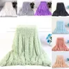 Fluffy Fur Faux Blanket Double-layer Fluffy Throw Sofa Blanket 130*160cm Winter Portable Soft Quilt Office Nap Blankets