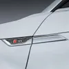 Acessórios para automóveis de automóveis de automóvel emblema lateral emblema 3d adesivo TRIM CROMO DO CHROME Decoração para Audi A3 A4 A5 A6 Q2 Q3 Q5 Q7 Q8 S4 S5272E