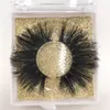 Hot selling 25mm Lashes Dramatic Long 5D Mink Eyelashes Private Logo Custom Transparent Square Packaging box