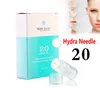 Factory Outlets Hydra Needle 20 Aqua Micro Channel Mesoterapi Titan Gold Needles Fine Touch System Derma Stämpel Serum Applicator CE