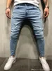 Trous à glissière pour hommes Jeans concepteurs enracinés Slip Fit Represen Mens Pantalon Pantalon Hiphop Streetstyle Male Traflers6819059