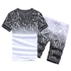 Men Outfit Tracksuit Casual Summer Men's Set Mens Floral T-Shirt + Print Beach Shorts Shirts Pants Two Piece Jogger Suit1