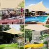 4 Shapes Sun Shade Sail 300D Oxford Polyester Protection Outdoor Canopy Garden Patio Pool Shade Sail Awning Camping Shade Cloth255W