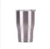 Kapak Paslanmaz Çelik İnce Tumbler Çift Duvar Vakum İzoleli Su Şişesi Seyahat Mug Araba Kupalar ile Kavisli Tumblers 12oz Sıcak Satış