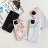 Dirt-resistant Phone Cases For iPhone 6 7 8 Plus 11 12 Pro X Xr Xs Max Shockproof IMD Marble Silicone TPU Fashion 2021