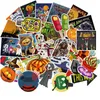 Waterproof Horrible Stickers 100pcs Halloween Car Motorcycle Stickers and Decals Decoration With Vampire Pumpkin Witch Frankenstein Zombie