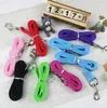 Width 1.5cm Long 120cm Nylon Dog Leashes Pet Puppy Training Straps Black/Blue Dogs Lead Rope Belt Leash