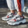 gym jogging women men fashion old dad shoes grey white red black breathable comfortable sport designer sneakers 39-44