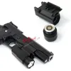 Linterna táctica Ncstar Compact LED para pistola, linterna de caza de 200 lúmenes con Base de montaje de liberación rápida de 20mm