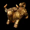 Antique rame toro ornamenti artigianali regalo di fortuna antica collezione di bronzo varie decorazione della casa