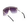 2019 oversized frameless sunglasses women retro vintage square frame one piece rimless sun glasses shades gafas de sol
