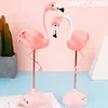 LED Flamingo Night Light Touch Reading Table Lamp for Children USB Charging Living Room Bedroom Decorative Light Lighting