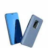 Housse de support miroir étui à rabat pour Huawei Mate 20 Mate 20 Pro Mate20X P30 P30 Pro P20 Lite Honor 8X Max 10