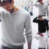 Mode Design Bomullströja Pullover Casual Jumper för Man Strikkad Koreansk stil Kläder Plus Storlek Tröjor