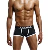 Mode trend underkläder boxare män andas mesh mäns boxare manliga underbyxor sexig gay penis påse trosor män underkläder trunks byxa