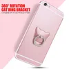 Cat Ear Finger Ring Mobiltelefon Smartphone Stativhållare Mount Support för iPhone iPad Xiaomi All Smart Phone Slumpmässigt