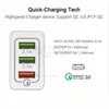 3ポートクイックチャージ30 Samsung Xiaomi LG HTC携帯電話QC30 Travel Fast Charger8860564用のUSB充電電源アダプター