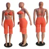 Zooeffbbセクシークラブ衣装2ピースセット女性の夏のレイブフェスティバル服クロップトップショーツスーツ2ピースビーチマッチングセット