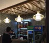 Japan-Stil Bambus Pendelleuchte Pergament Pendelleuchte Restaurant Teehaus Hotel Inn Bar Bistro handgefertigt MYY