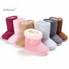 New Winter Super Warm Neonate Neonate Primi camminatori Scarpe per bambini Stivali antiscivolo con suola in gomma morbida Stivaletti all'ingrosso