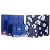 Prezent Wrap Dot Floral Paper Torby Ślubne Favors Candy Boxes Ręcznie Makeup Party Świąteczne Dostawy